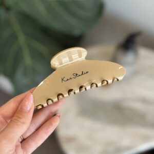 Hårklemme Beige